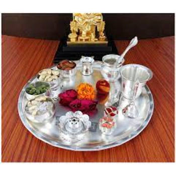 New Designed Silver Thali