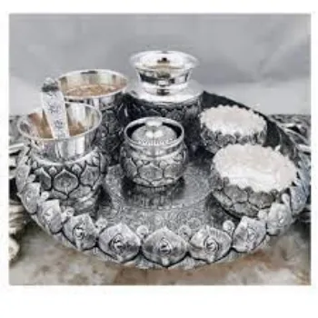 Solid Silver Thali