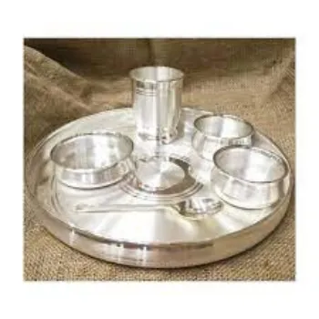 Elegant Silver Thali