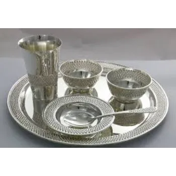 Solid Silver Thali