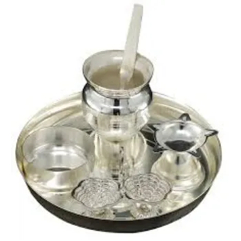 Solid Silver Thali