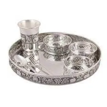 Arul Enterprises Silver Thali