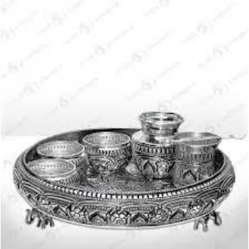 Solid Silver Thali