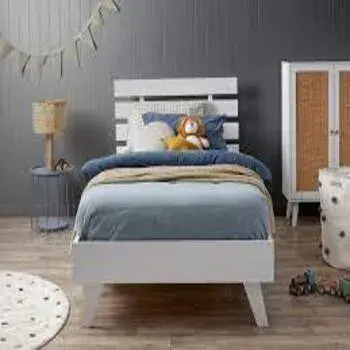 Single Bed White Color