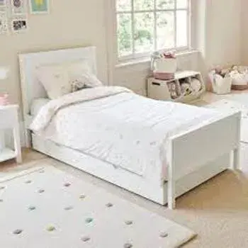 Single Bed  White Color