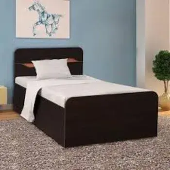 Single Bed Black Color
