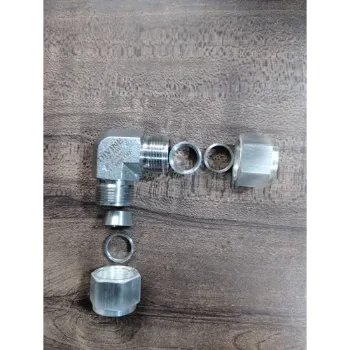 Coated Single Ferrule Hydraulic Fittings