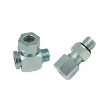 Single Ferrule Hydraulic Fittings  Silver  Color 