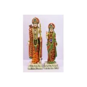  Marble Sita Ram Statue