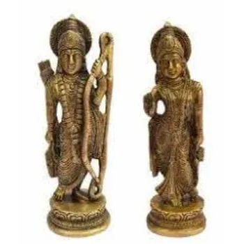  Golden Sita ram Statue