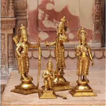  Brass Sita Ram Statue