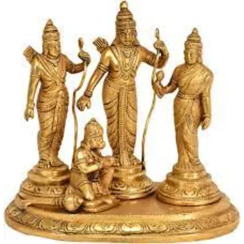  Brass Sita Ram Statue