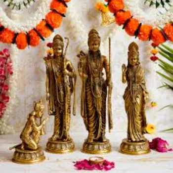  Golden Sita Ram Statue