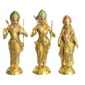  Golden Sita Ram Statue