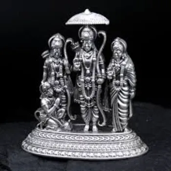  Silver Sita Ram Statue