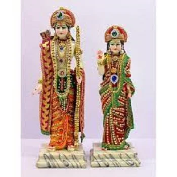Colorfull Sita Ram Statue