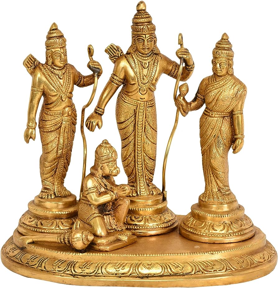 Exotic India  Sita Ram Metal Statue 