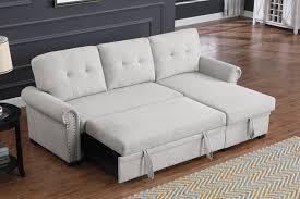 White Stylish Sleeper Sofa
