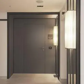 Brown Hinged Soundproofing Acoustic Doors, For Office