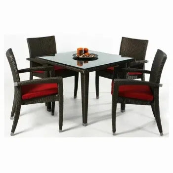 Polished Square Dining Table