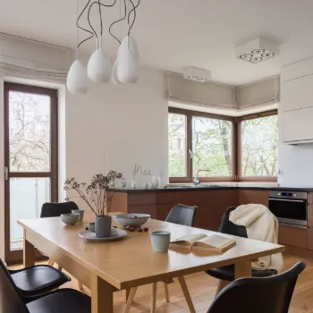 Polished Square Dining Table