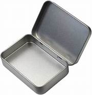 Plain Square Tin Boxes