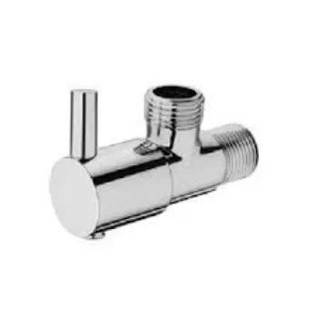 Stainless Steel Angle Cock Silver  Color 