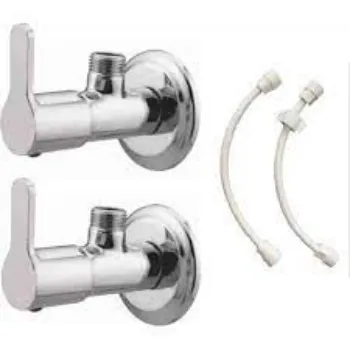 Stainless Steel Angle Cock Silver Color 