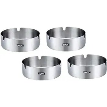 Plain & Printed Stainless Steel Ashtray