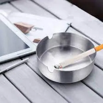 Polished Stainless Steel Ashtray