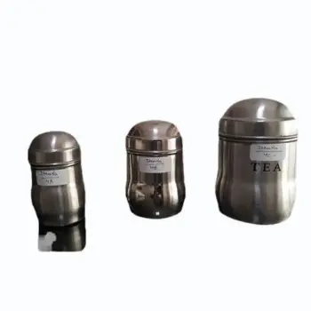 New Stainless Steel Canisters