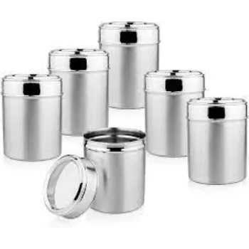Web Stainless Steel Canisters