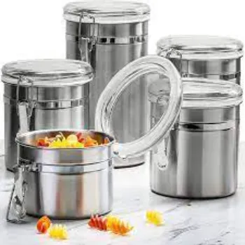 Kohinoor Stainless Steel Canisters