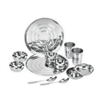 Fine Finished Stainless Steel Dinner Set