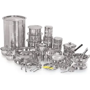 Sunshine Stainless Steel Dinner Set