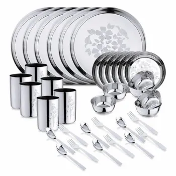 Mukti Stainless Steel Dinner Set