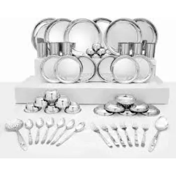 Om Shivam Steel Dinner Set