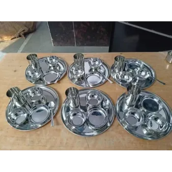 Solid Stainless Steel Dinner Set