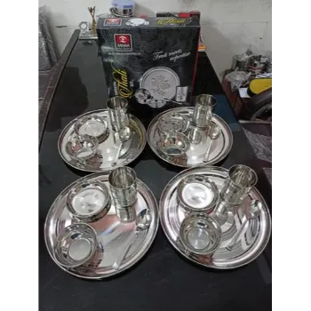 Spotless Steel Dinner Set