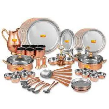  Modern Stainless Steel Dinner Set
