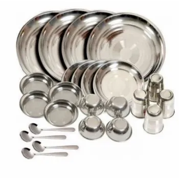 Jai  Stainless Steel Dinner Set