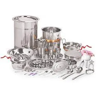 Art Stainless Steel Dinner Set