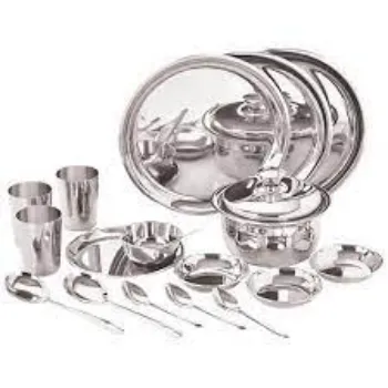 ABI CLEANING SOLUTIONS Stainless Steel Dinner Set