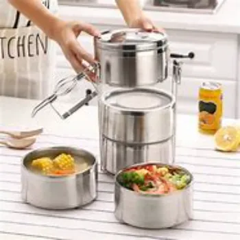 Motivational Stainless Steel Food Carrier