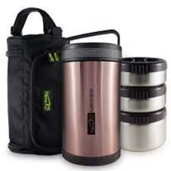 Web Stainless Steel Insulated Lunch Box