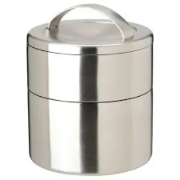 Natural Finishing Stainless Steel Insulated Lunch Box