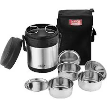  Easy To Carry Stainless Steel Insulated Lunch Box