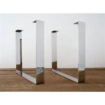 Furnished stainless steel legs 