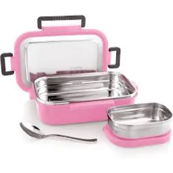 Natural Finishing Stainless Steel Lunch Box