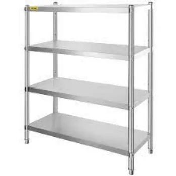 Polished Stainless Steel Shelves